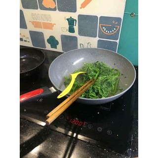 Chảo Vân Đá Sâu Lòng Size 32cm Cầm Tay Rất Chắc Chắn