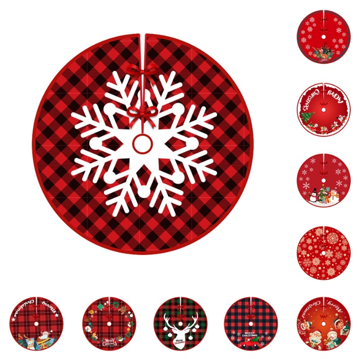 Tấm Che Phủ Chân Cây Thông 90cm, Trang Trí Noel Giáng Sinh