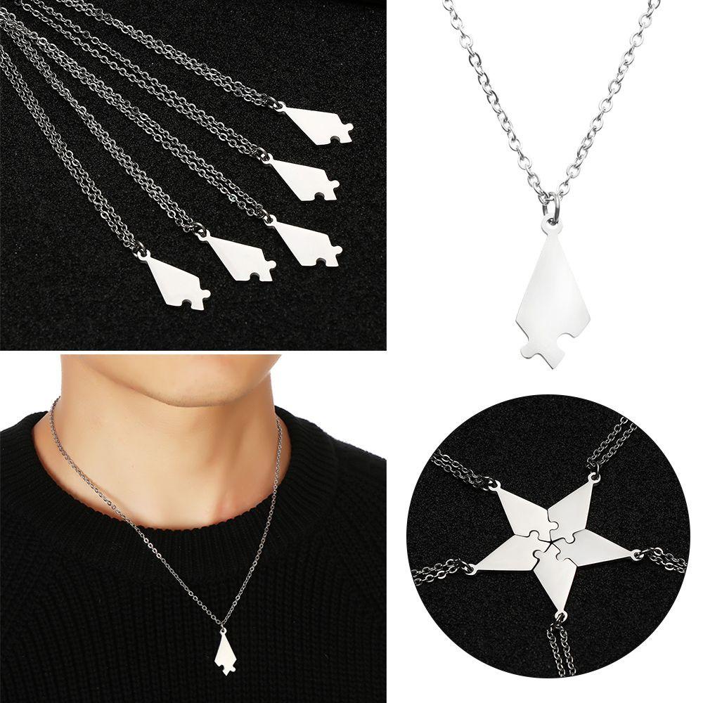 Set 5 Vòng cổ Tình Bạn Kiểu Mảnh Ghép Thời Trang