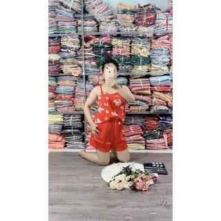 Bộ lụa satin dây bèo