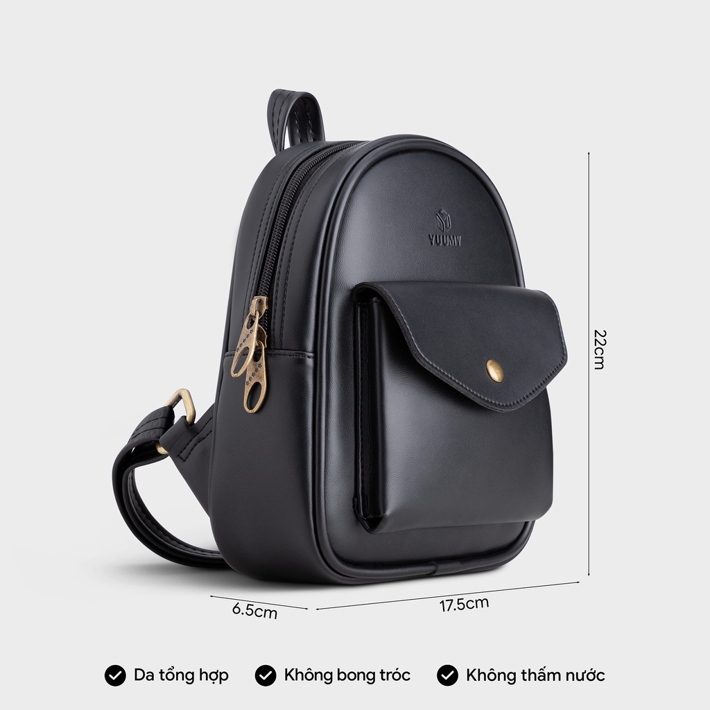 Balo nữ mini da trơn YUUMY Mellow YBA42