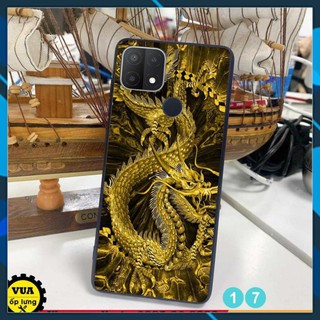 Ốp lưng in kính đẹp cho dòng điện thoại oppo A15 hoạt tiết hổ rồng quần hội sắc nét bảo vệ lưng điện thoại tốt