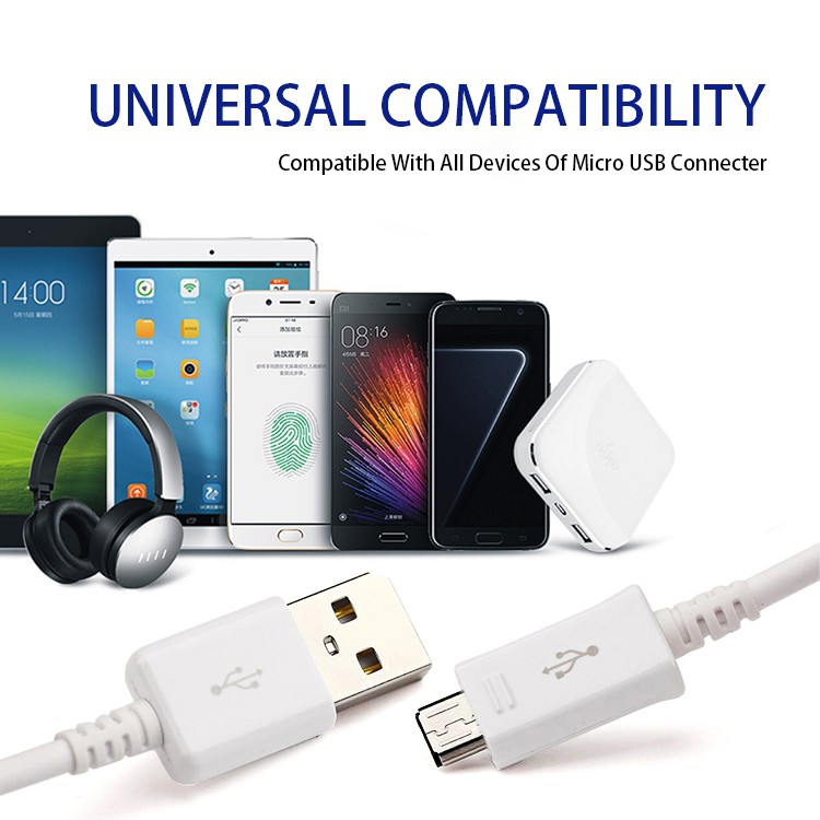 Dây Cáp Sạc Micro USB 1.5m Tương Thích Với Điện Thoại Android