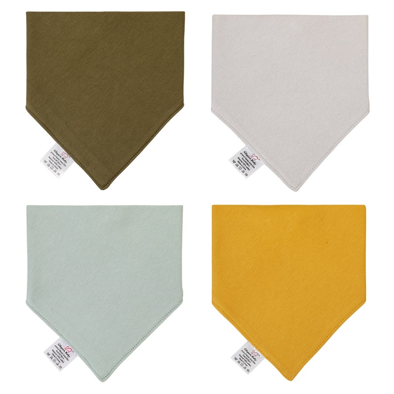 Khăn Yếm Vải Cotton Mềm Hình Tam Giác Dành Cho Bé Sơ Sinh