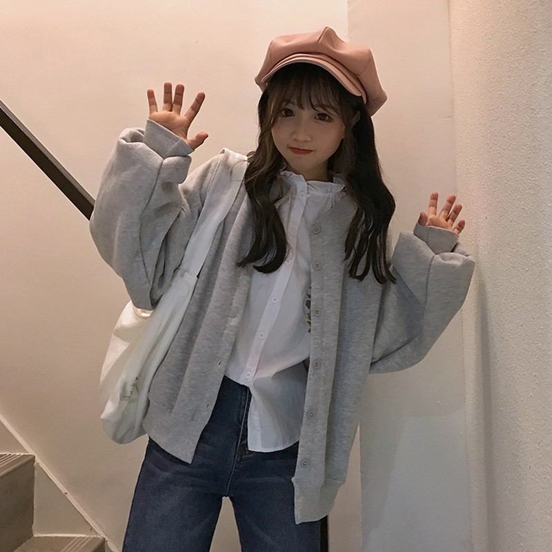 Áo khoác Cardigan tay bồng cute- Ảnh thật