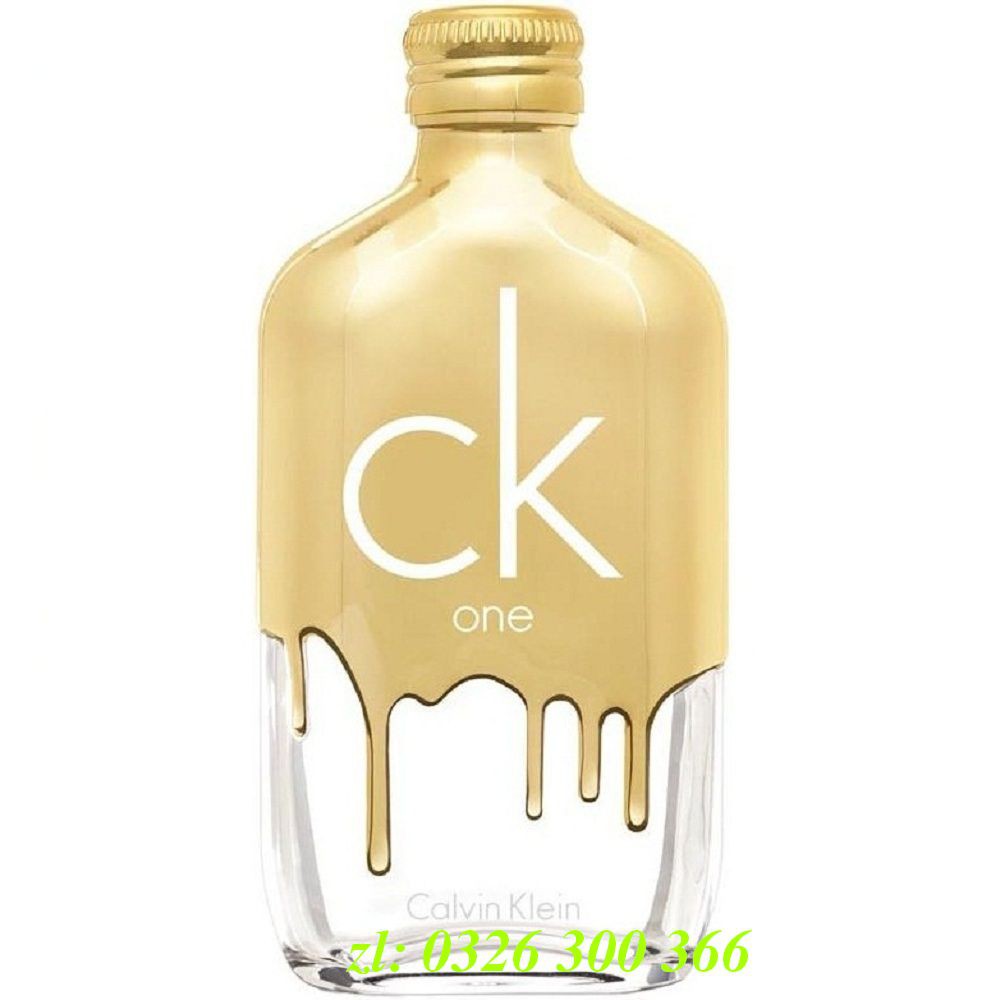 Nước Hoa Unisex 200Ml Calvin Klein Ck One Gold Chính Hãng.