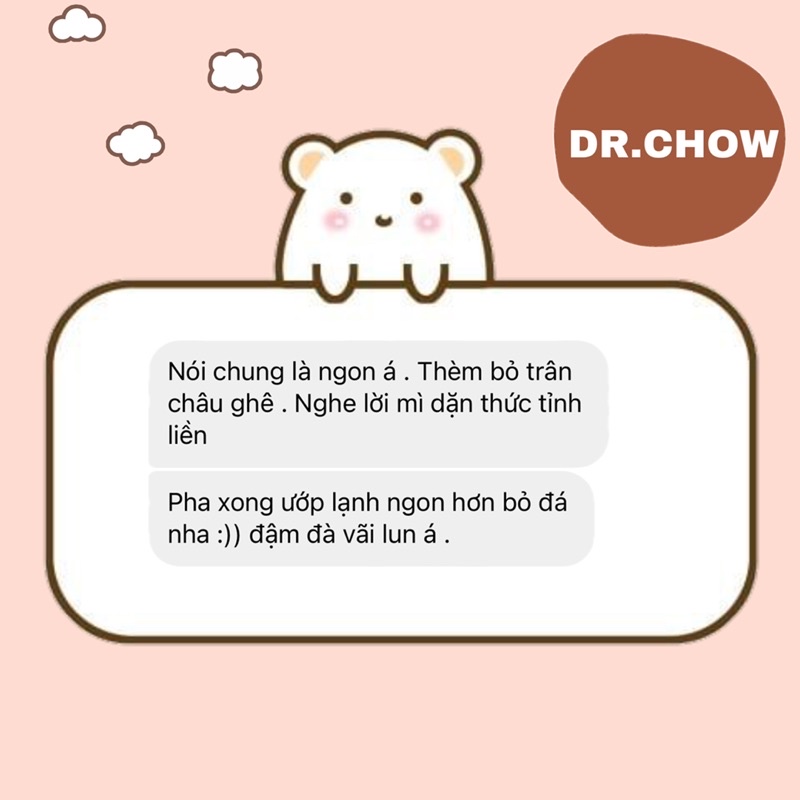 Dr chow nâu 250g  trà sữa giảm cân - ảnh sản phẩm 4