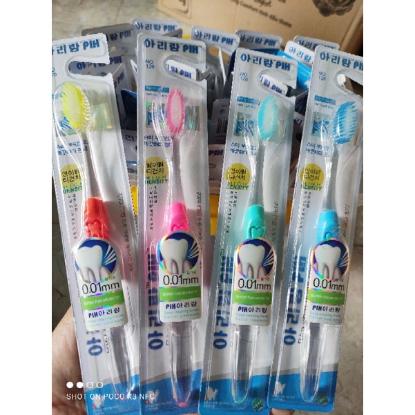 Bàn Chải Đánh Răng Hàn Quốc Siêu Mềm Mịn Lông Tơ 0.01Mm