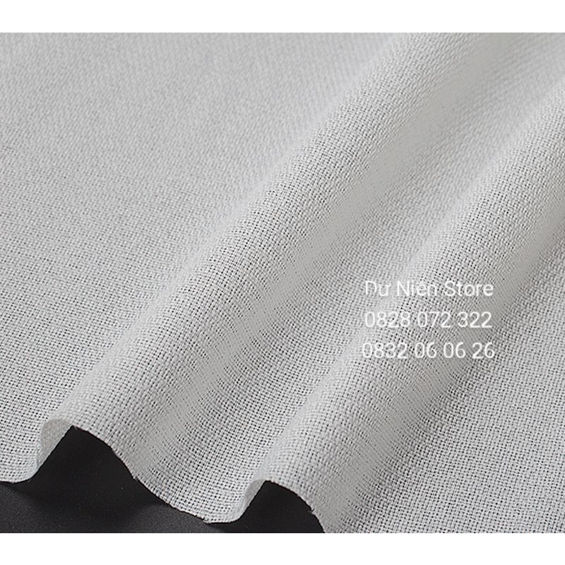 1m Mex Xoa, Mex Lụa 50D Khổ 1.6 Trắng Đen.