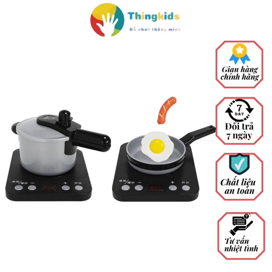 Bộ Đồ Chơi Nhà Bếp Nấu Ăn 36 món -Thingkids