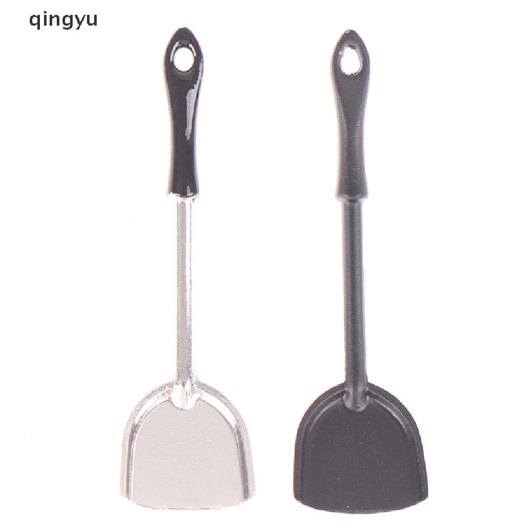 qingyu 1/12 Dollhouse Miniature Kitchen Shovel Simulation Spatula for Dollhouse Decor PLI