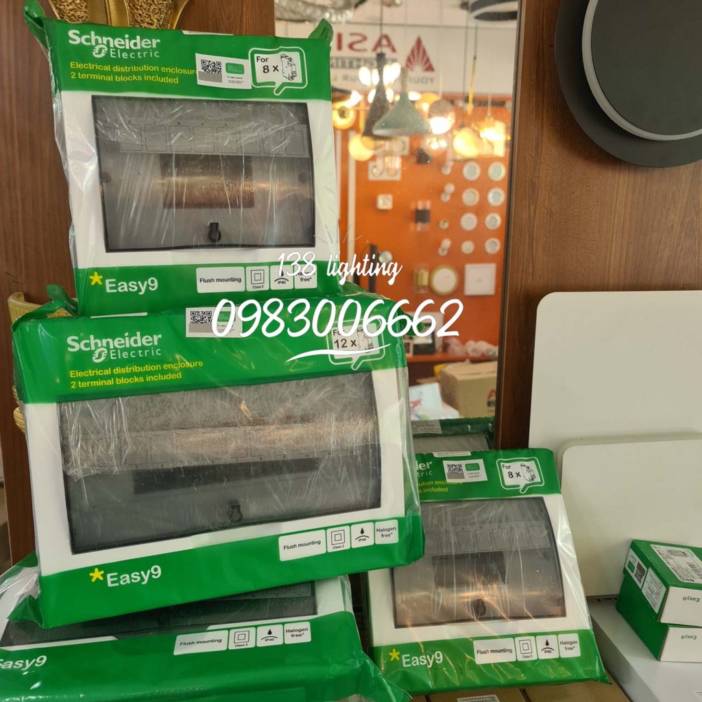 Tủ điện nhựa âm tường -E9 Schneider từ 4-36 modul