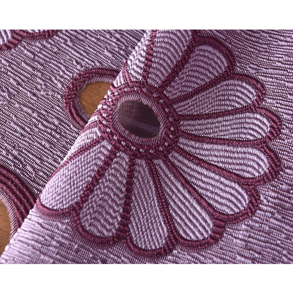 Tấm rèm Tulle dệt jacquard phong cách Châu Âu họa tiết hoa có nhiều màu lựa chọn (chỉ một bên)