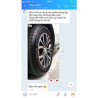 (Bóng Lốp) Dưỡng Đen Bóng Lốp AUTO 3D (chai 1 lit)