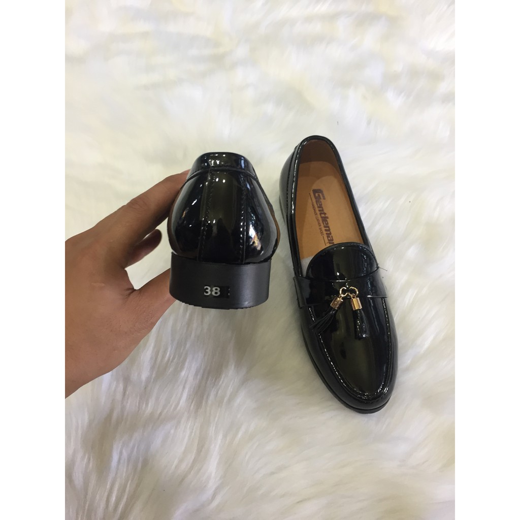 Giầy tây giày lười nam hàn quốc bóng chuông | BigBuy360 - bigbuy360.vn