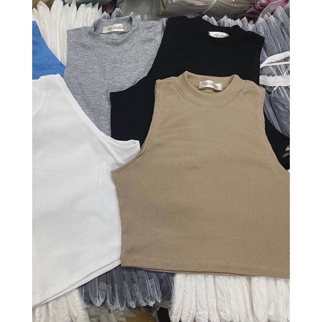 [SALE] ÁO CROPTOP 3 LỖ THUN GÂN (ảnh thật)