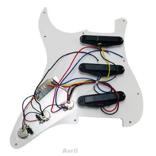 Accessories Anti-scratch Fashion Protection Prewired Single Coil 11 Hole Guitar Pickguard