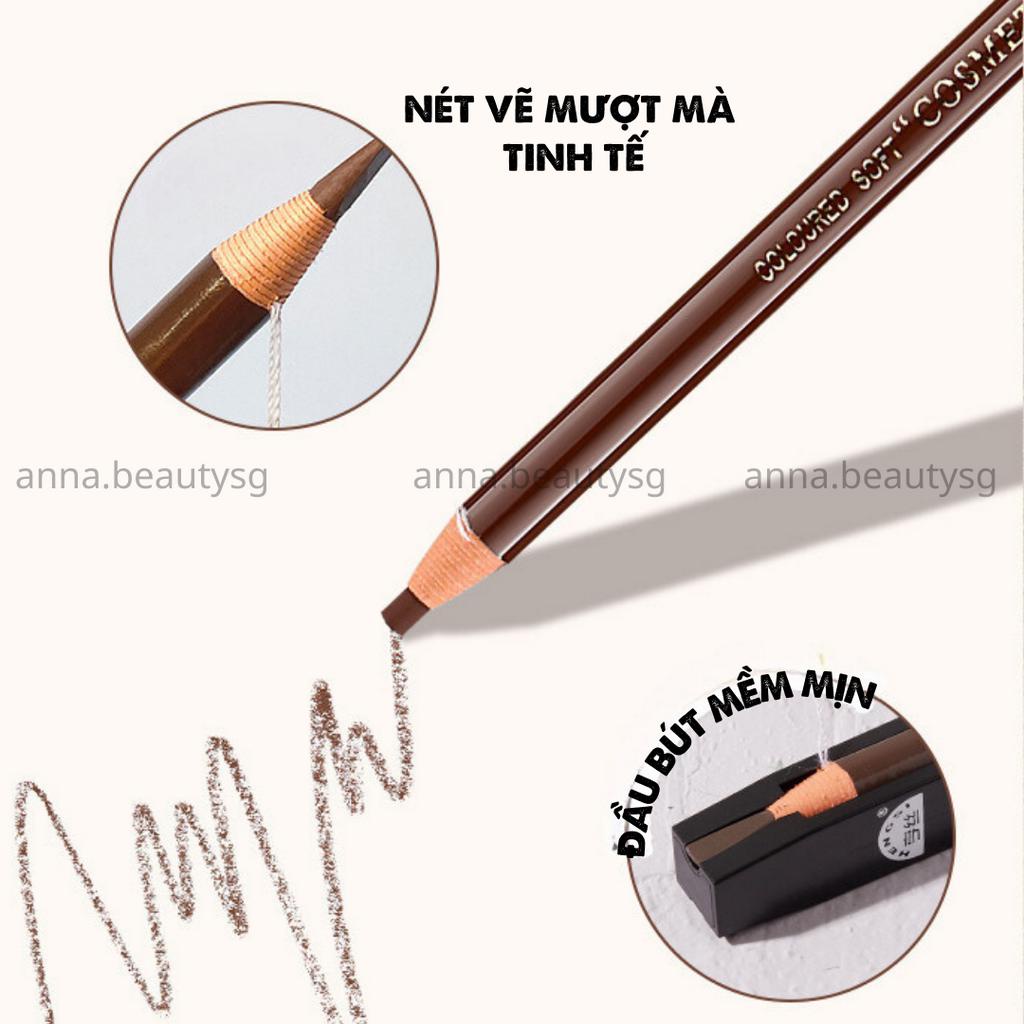 Chì xé kẻ mày cứng phẩy sợi chống thấm nước, chì kẻ mày xé sắc nét định hình chân mày