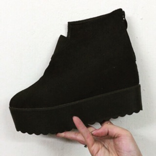 {CÓ SẴN} boots bốt chiến binh độn đế da lộn