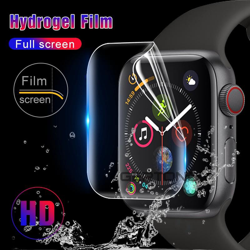 Set 2 miếng dán Hydrogel 9D cho iWatch 1 2 3 4 Series 38mm 44mm 42mm 40mm
