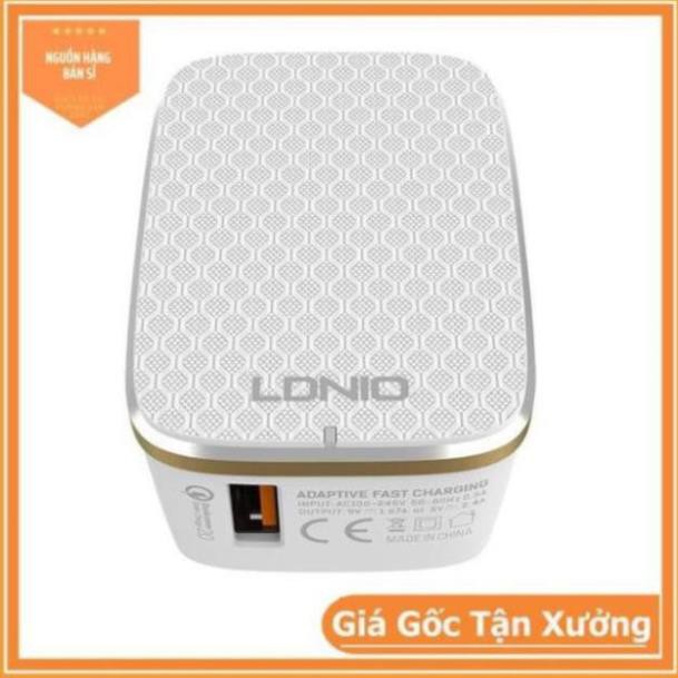 Bộ Sạc nhanh LDNIO A1204Q Auto-ID Adaptive Fast Charging Qualcomm QC 3.0