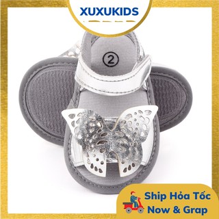 Giày❤️freeship❤️giày sandal tập đi đế mềm chống trượt cho bé gái
