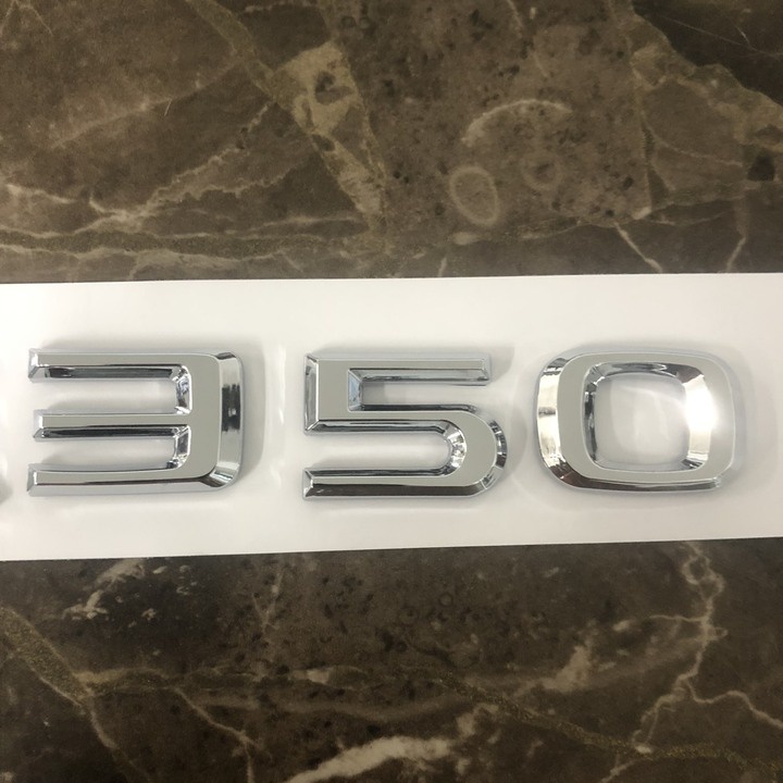 Sản Phẩm Decal tem chữ ES350 và RX350 dán trang trí xe ô tô Lexus