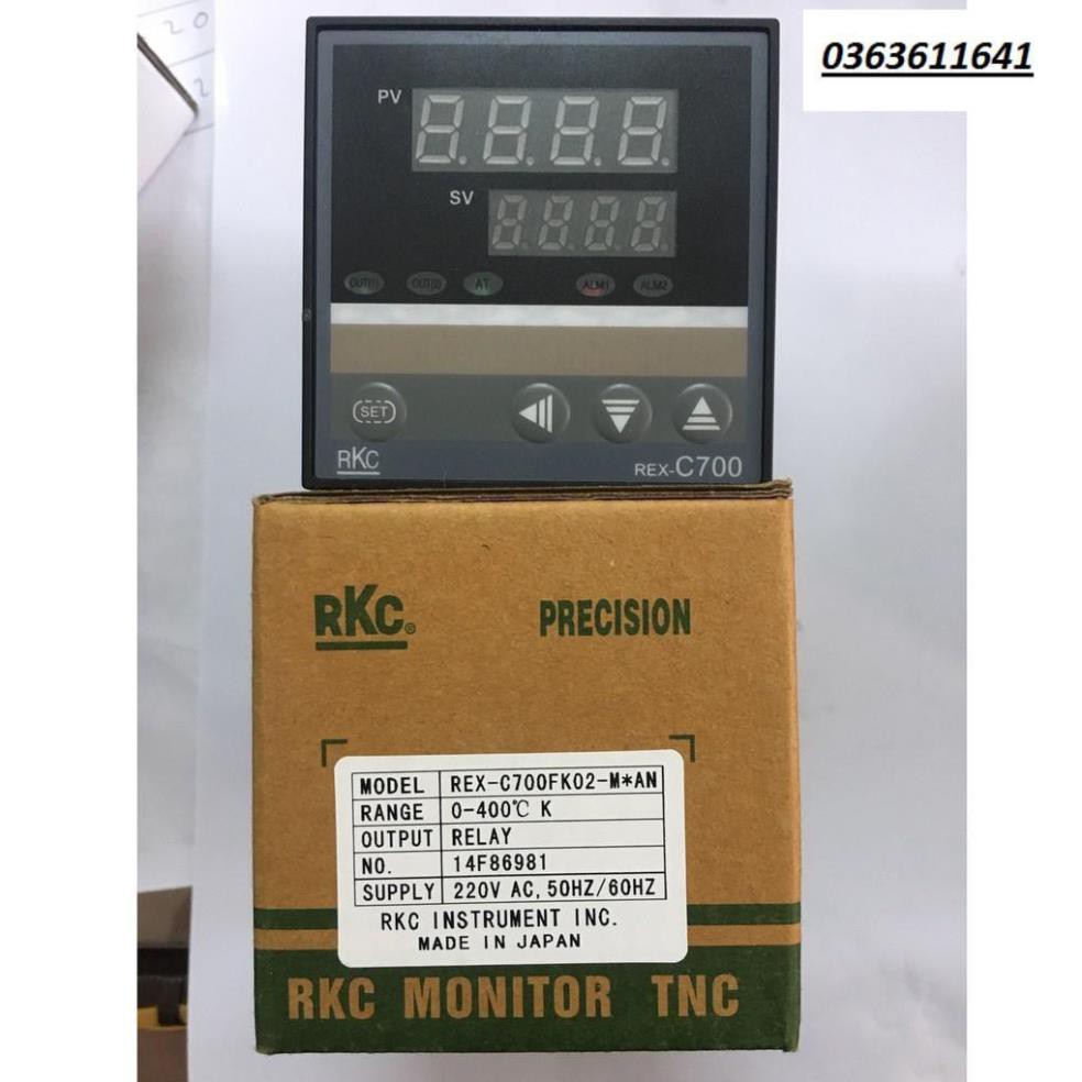 [Sốc] Sale  Giá gốc Bộ điều khiển nhiệt độ OMRON C700 (đồng hồ nhiệt độ RKC ) mặt 72x72  75x75 .
