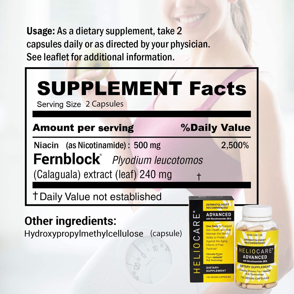 Viên uống chống nắng nội sinh Heliocare 60 viên, 120 viên chống lão hóa toàn thân - LAI BEAUTY BANK