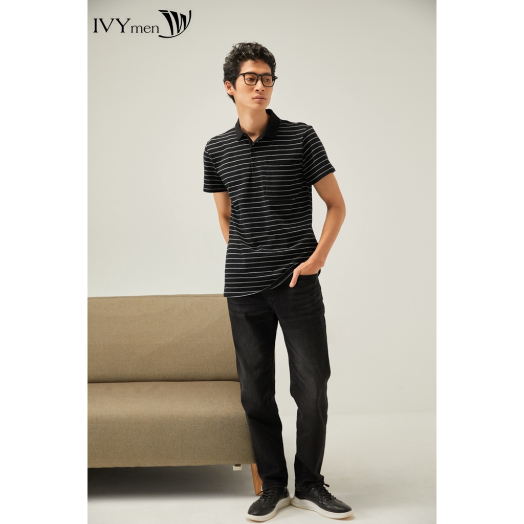 Áo polo nam kẻ ngang IVY moda MS 57E2936