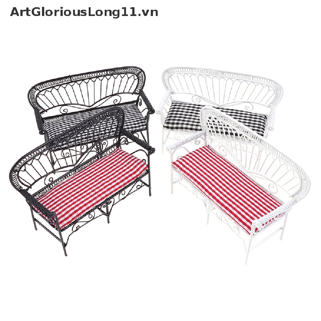 Ghế Sofa Đôi Mini Tỉ Lệ 1: 12 Trang Trí Nhà Búp Bê