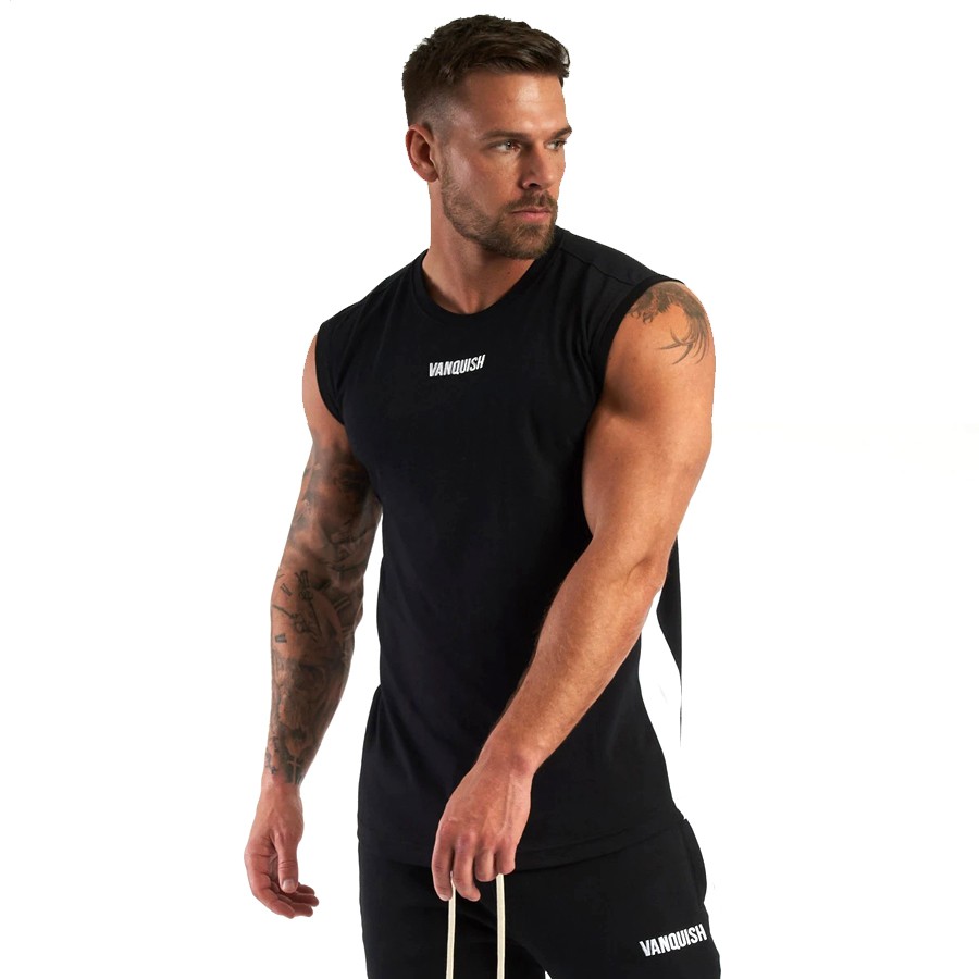 Áo Ba Lỗ Thể Thao Vải Cotton Cho Nam