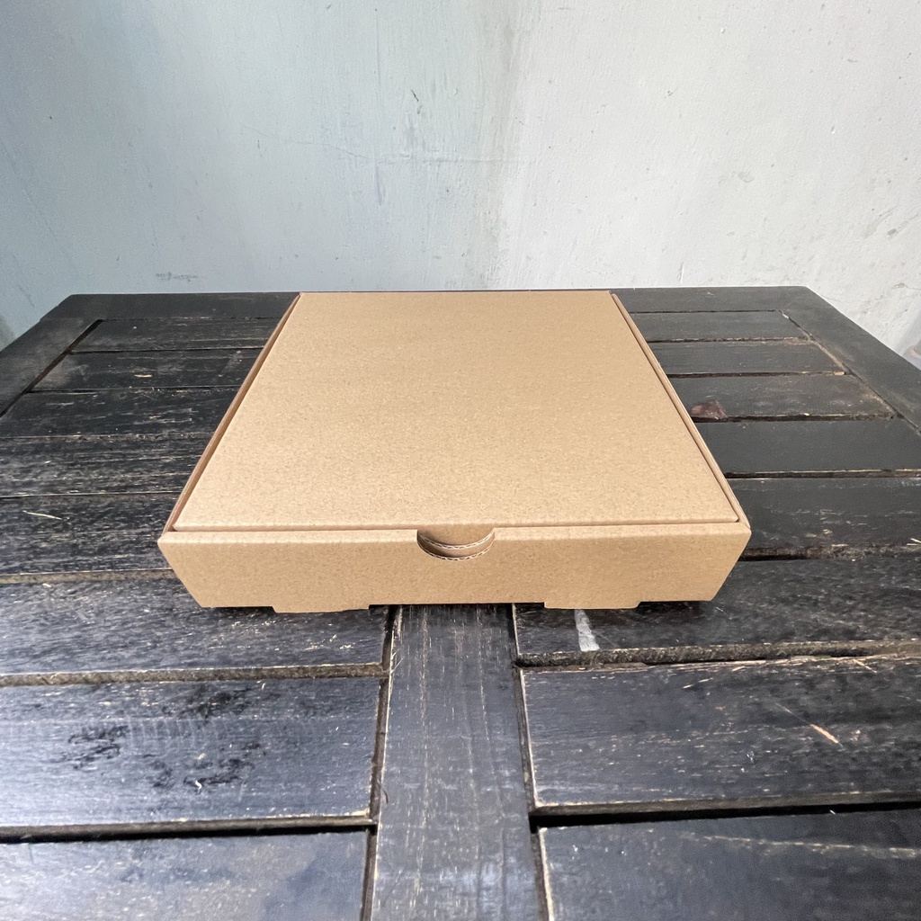 Hộp carton đựng bán pizza 16*16*4cm combo 10 hộp