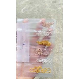 set dây xích trang trí móng