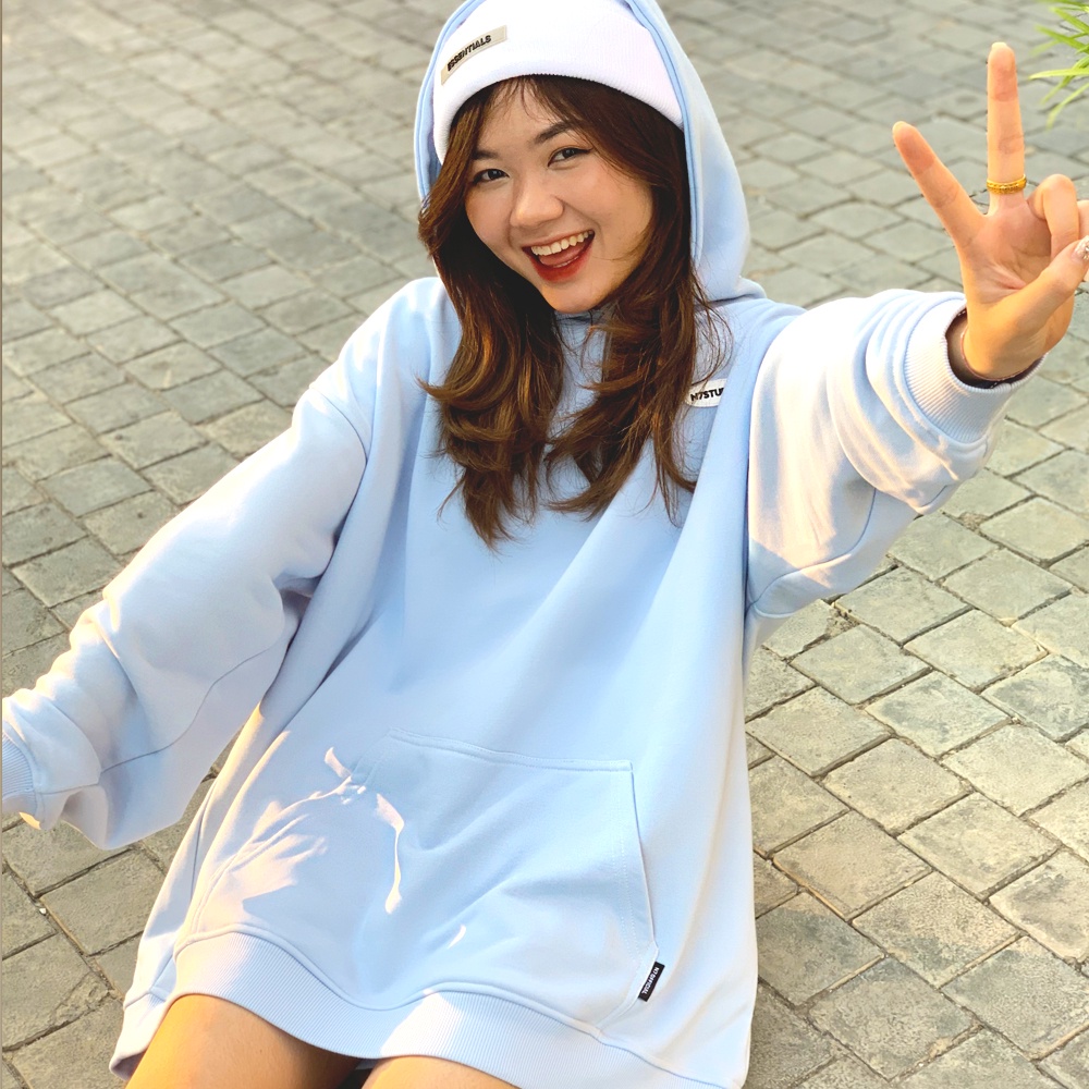 Áo Hoodie nỉ trơn Unisex N7 basic nam nữ form rộng oversize Local Brand