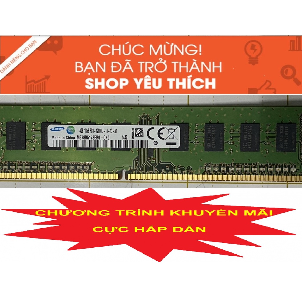 Ram, memory , bộ nhớ trong 8gb máy tính để bàn .