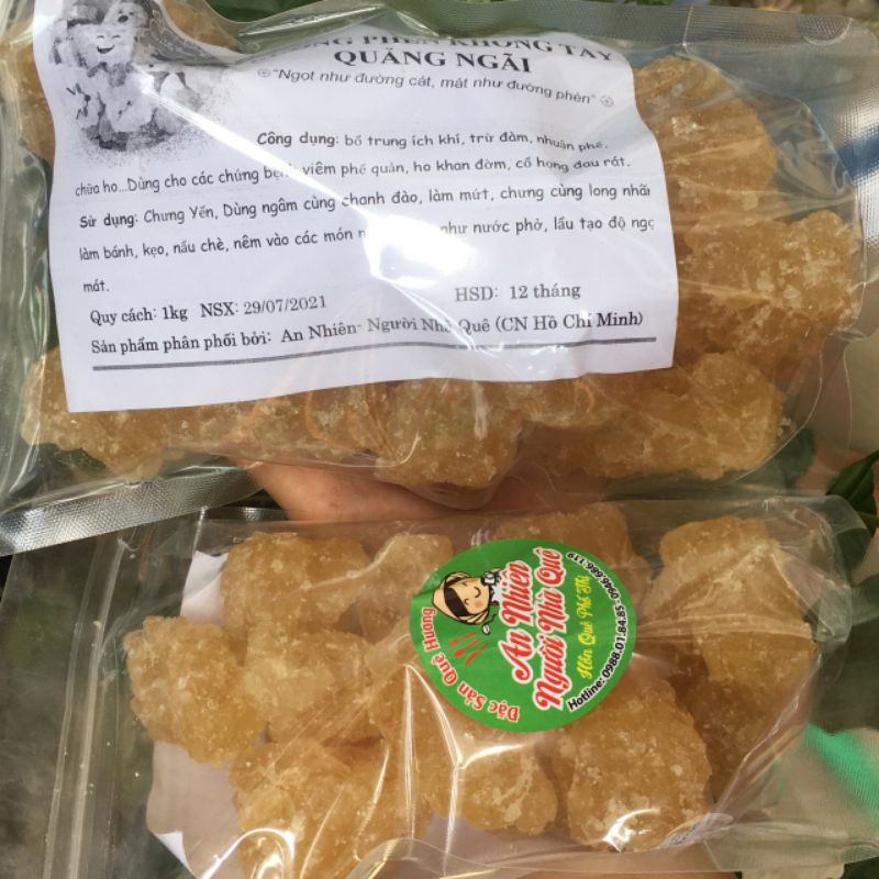 Đường Phèn Không Tẩy 500gr_ Quãng Ngãi