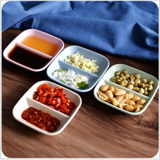 Combo 2 Khay đựng nước chấm gia vị lúa mạch