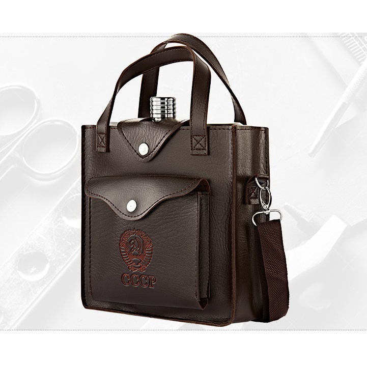 Bình inox 304 đựng rươu CCCP logo vàng cao cấp 3.2 lít - 108oz