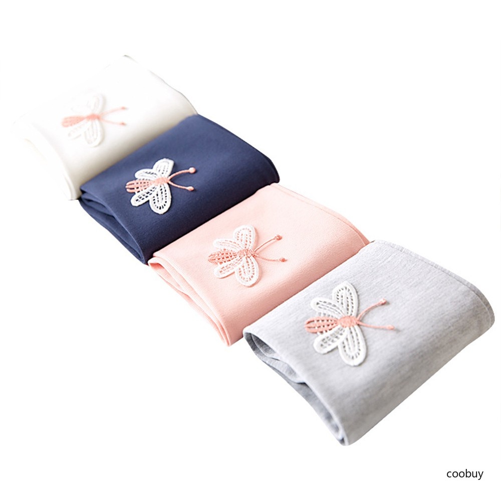 Quần legging cotton pha dài đến mắt cá chân họa tiết bướm thời trang cho bé gái