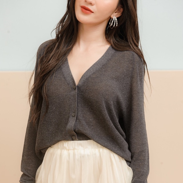 Cardigan nữ mỏng Pniss 117543