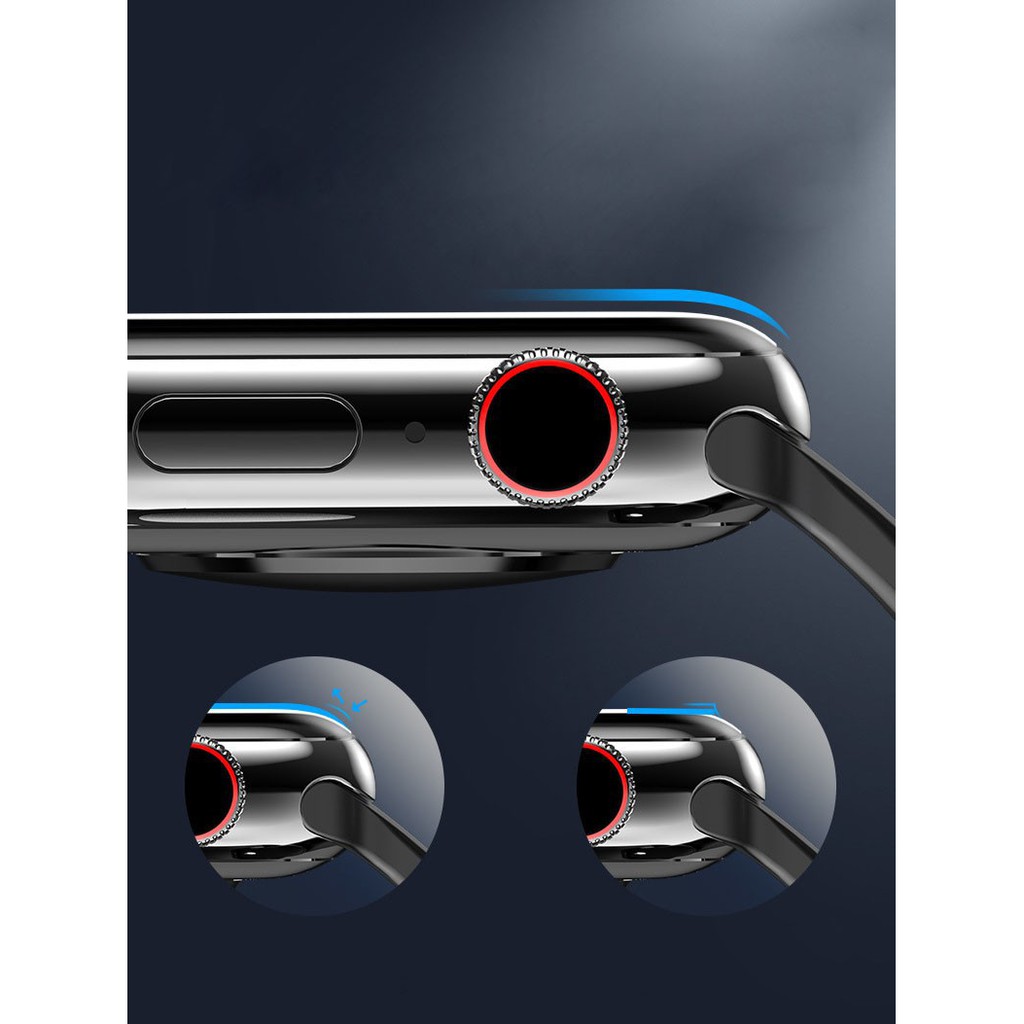 Dán cường lực Apple Watch full màn hình - 5D-full size 38 40 42 44 -loại xịn