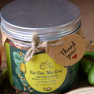 150g Hạt điều rang muối vỏ lụa đặc sản Bình Phước (Redsunnut) rang củi, hạt khô và trái cây sấy số lượng lớn