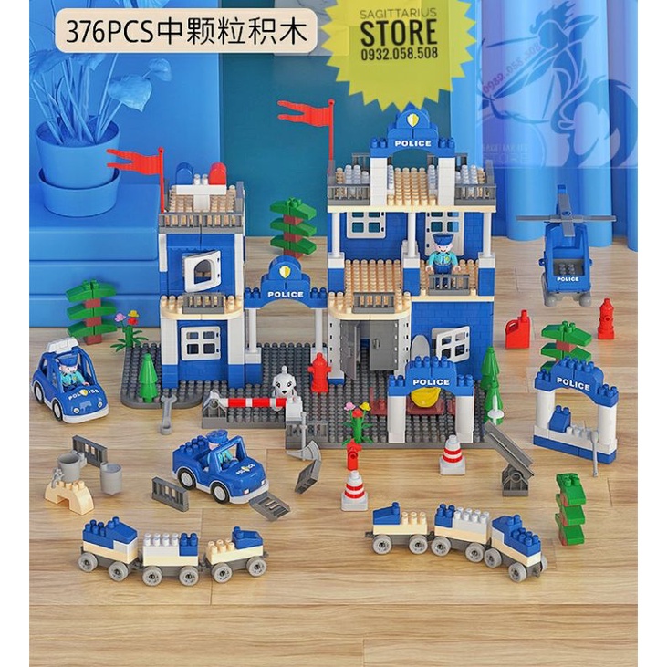 Bộ đồ chơi non-Lego Duplo 6697 Lắp Ráp Trụ Sở Police