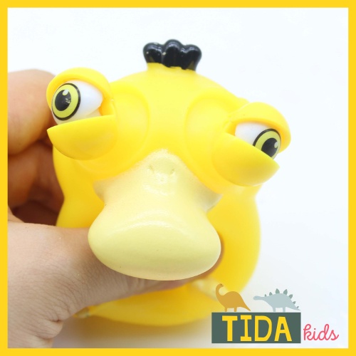 Vịt Bóp Lòi Mắt ⚡ HOT TREND ⚡ Pokemon PsyDuck Poping Out Eyes Squeeze Me, Đồ Chơi Xả Stress Dễ Thương Xua Tan Căng Thẳng