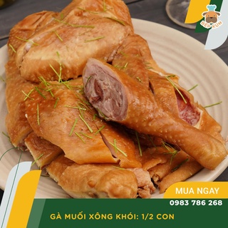 Gà Muối Xông Khói Khay Nửa Con