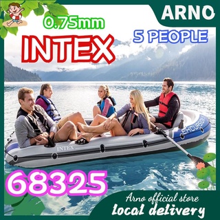 INTEX Người trôi dạt Thuyền bơm hơi dày 5 người Thuyền đánh cá 5 người Thuyền bè bằng cao su Mở rộng không khí Kayak