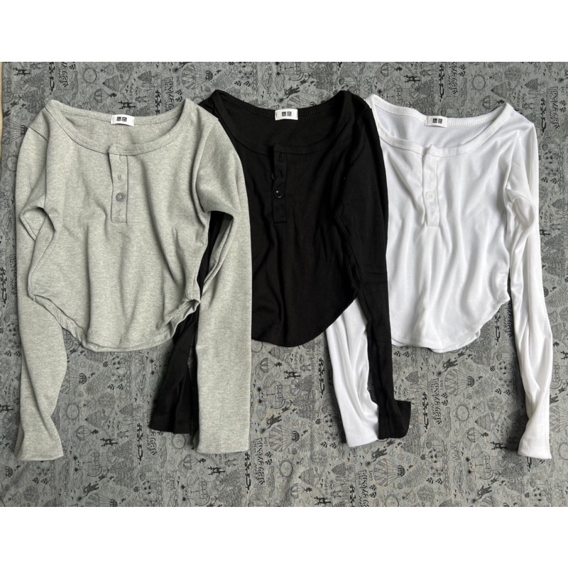 ÁO CROPTOP LAI BẦU TRỤ NÚT TAY DÀI SỎ NGÓN CHẤT ĐẸP