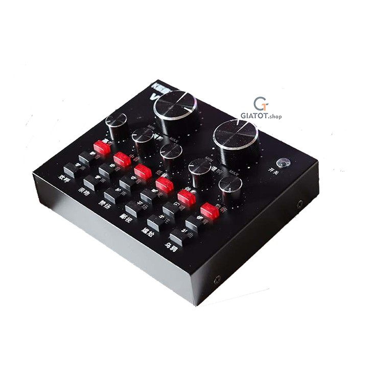 Combo sound card V8, V8s kèm mic BM900 cao cấp