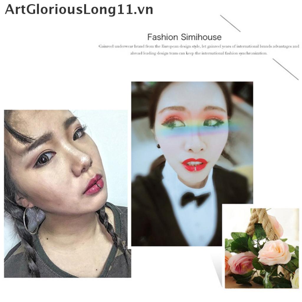 [ArtGloriousLong11] Khuyên Xỏ Mũi / Môi / Tai Giả Xỏ Cơ Thể Dành Cho Nữ